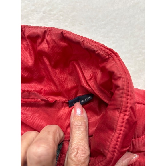 Resistol Pullover 1/2 Zip Puffer Jacket Red Cowboy Mens Size Large - Picture 3 of 12